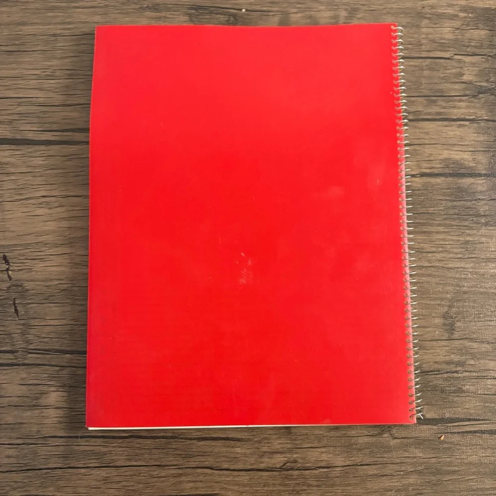 Vintage 1978 Ideal Appointment Record‎ Red Spiral NEW Made in USA Retro Business